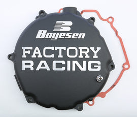 BOYESEN FACTORY RACING CLUTCH COVER BLACK CC-12CB