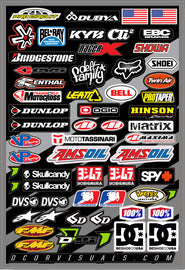 D'COR MISC LOGOS DECAL SHEET 12