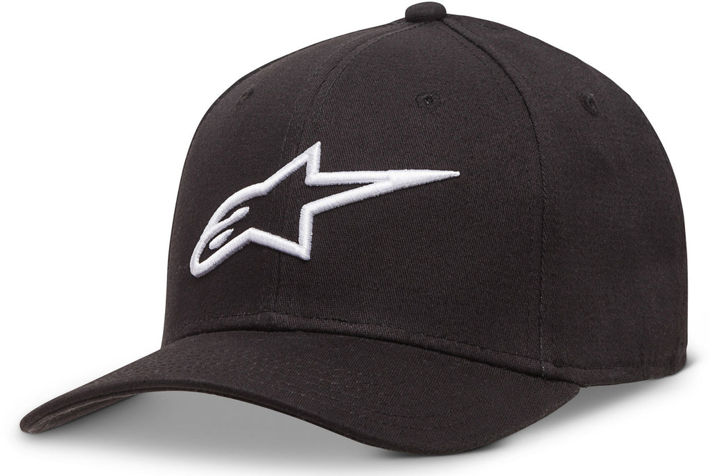 ALPINESTARS CURVE HAT BLACK/WHITE SM/MD 1017-81010-1020-S/M