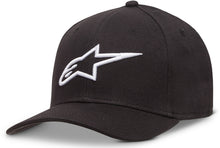 Load image into Gallery viewer, ALPINESTARS CURVE HAT BLACK/WHITE SM/MD 1017-81010-1020-S/M