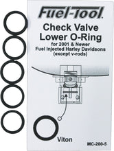 Load image into Gallery viewer, FUEL TOOL CHECK VALVE LOWER O-RINGS 5/PK MC200-5