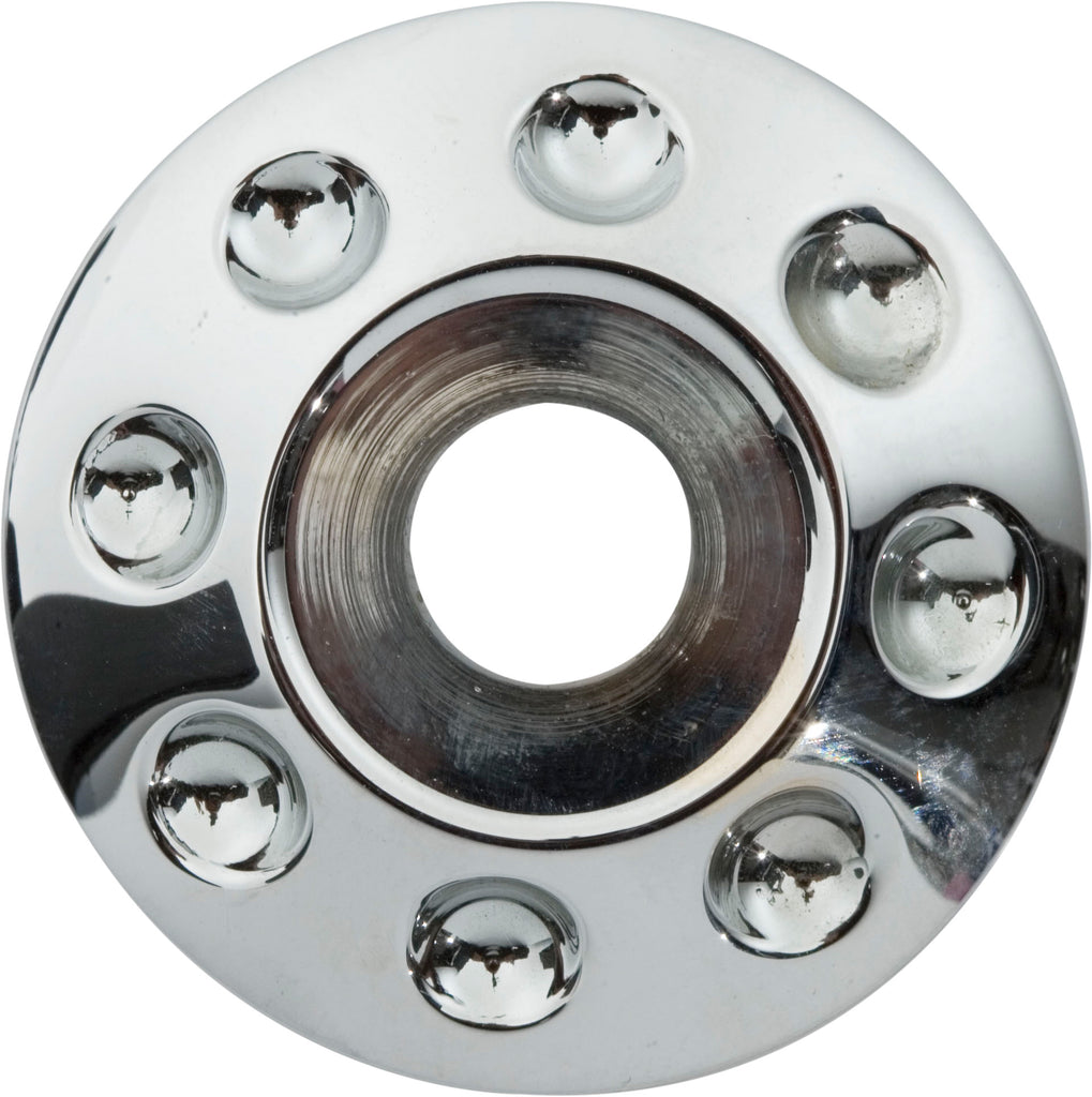 BAGGERNATION AXLE W/DOMINO CAPS CHROME 00-07 FLT YAXLE-07-DM-C