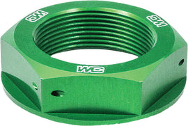 WORKS STEERING STEM NUT (GREEN) 24-338