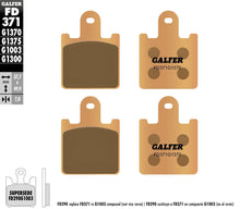 Load image into Gallery viewer, GALFER BRAKE PADS SINTERED FD371G1370 FD371G1370