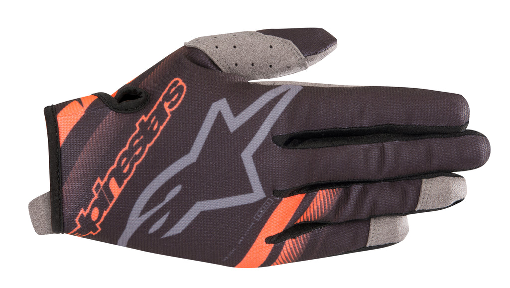 ALPINESTARS RADAR GLOVES BLACK/ORANGE 2X 3561819-156-XXL