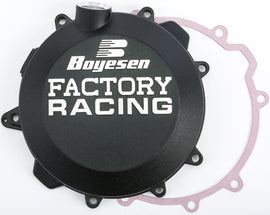 BOYESEN FACTORY RACING CLUTCH COVER BLACK CC-42CB