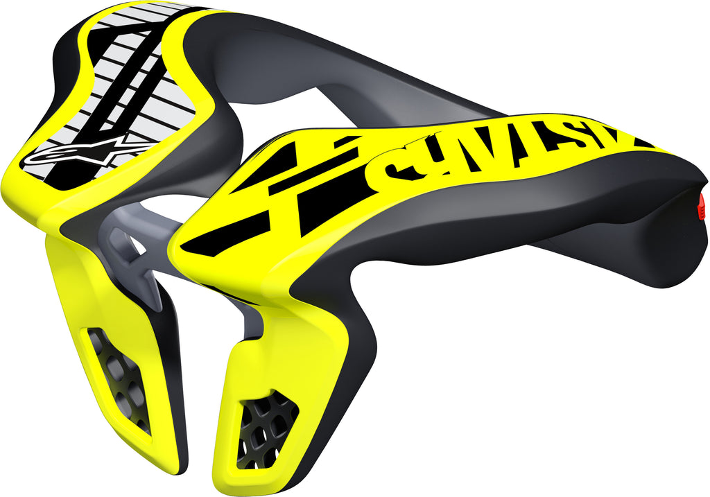 ALPINESTARS YOUTH NECK SUPPORT BLACK/YELLOW 6540118-155