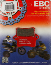 Load image into Gallery viewer, EBC BRAKE PADS FA357X-atv motorcycle utv parts accessories gear helmets jackets gloves pantsAll Terrain Depot