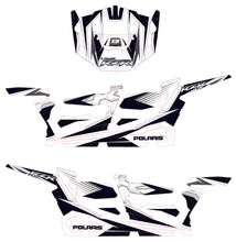 Load image into Gallery viewer, D'COR POL RZR COMPLETE GRAPHIC KIT WHITE/BLACK/SILVER 20-60-110