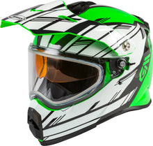 Load image into Gallery viewer, GMAX AT-21S ADVENTURE EPIC SNOW HELMET GREEN/WHITE/BLACK XL G2211057