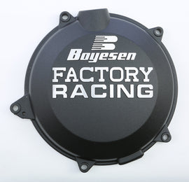BOYESEN FACTORY RACING CLUTCH COVER BLACK CC-45B