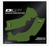 D'COR FRAME GRIP GUARD DECAL GREEN/BLACK 16-20-102