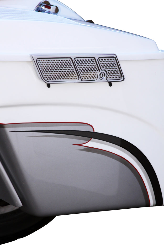 BAGGERNATION SADDLEBAG LATCH SPEED FREAK CHROME SBL-SF-C