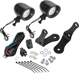 BIG BIKE PARTS FORGED BAR BLACK LED 2 3/8