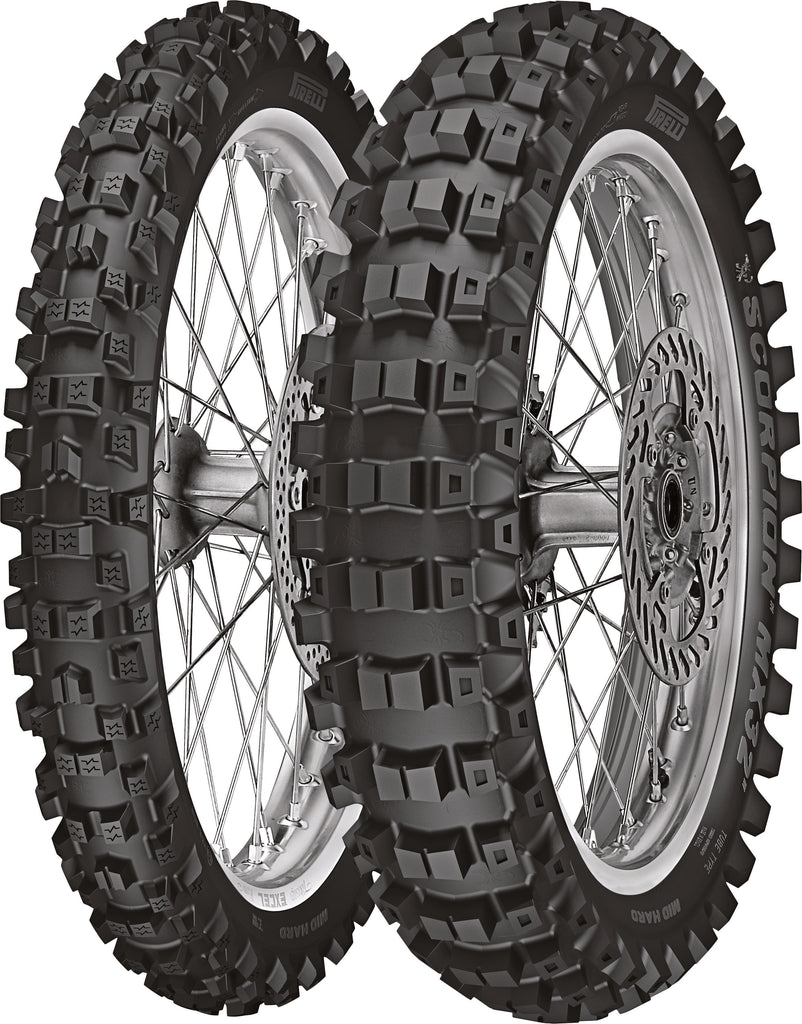PIRELLI TIRE MX32 MID HARD REAR 120/80-19 63M BIAS TT 2901300