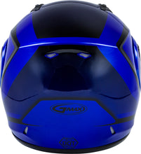 Load image into Gallery viewer, GMAX MD-04S MODULAR DOCKET SNOW HELMET BLUE/BLACK XS G2042043