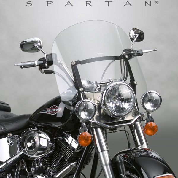 NATIONAL CYCLE SPARTAN WINDSHIELD CLEAR QUICK RELEASE 17" N21300