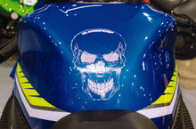 Load image into Gallery viewer, STOMPGRIP TANK PAD SKULL CLEAR/WHITE 51-02-1002