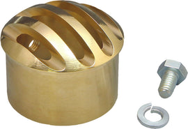 WEST-EAGLE CAGE STYLE EXHAUST TIP BRASS H4281-B