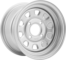 Load image into Gallery viewer, ITP DELTA STEEL WHEEL SILVER 12X7 2+5 4/110 REAR 1225544032