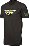 FLY RACING CAMO TEE BLACK L 352-0600L