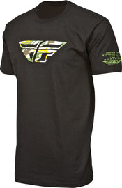 FLY RACING CAMO TEE BLACK S 352-0600S-atv motorcycle utv parts accessories gear helmets jackets gloves pantsAll Terrain Depot