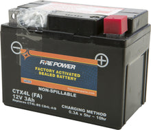 Load image into Gallery viewer, FIRE POWER BATTERY CTX4L/CT4L SEALED FACTORY ACTIVATED CTX4L-BS(FA)