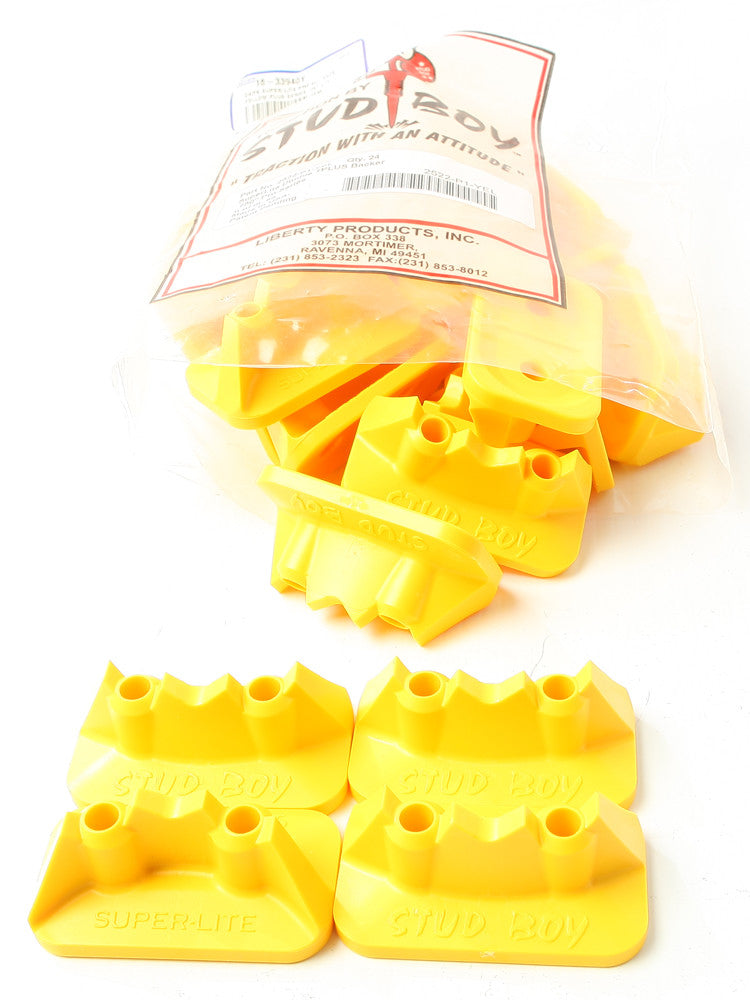 STUD BOY SUPER-LITE PRO SERIES DOUBLE BACKERS .75" 24/PK YELLOW 2522-P1-YEL-atv motorcycle utv parts accessories gear helmets jackets gloves pantsAll Terrain Depot