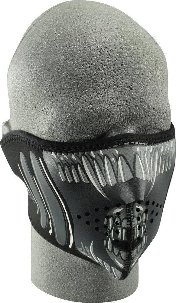 ZAN HALF FACE MASK ALIEN WNFM039H-atv motorcycle utv parts accessories gear helmets jackets gloves pantsAll Terrain Depot