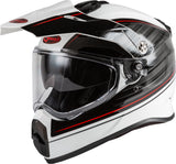 GMAX AT-21 ADVENTURE RALEY HELMET WHITE/GREY/RED LG G1211016