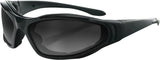 BOBSTER RAPTOR II SUNGLASSES BLACK W/3 LENSES BRA201