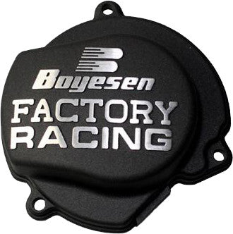 BOYESEN FACTORY RACING IGNITION COVER BLACK SC-40AB