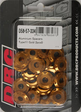 Load image into Gallery viewer, DRC ALUMINUM SPACERS TYPE 11 GOLD M6X12MM 20/PK D58-57-334