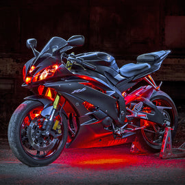 XK GLOW RED LED STRIP 10PC KIT XK034001-R