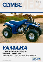 CLYMER REPAIR MANUAL YAM BADGER CM499-2-atv motorcycle utv parts accessories gear helmets jackets gloves pantsAll Terrain Depot