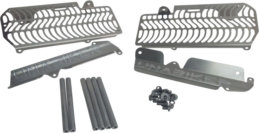 UNABIKER RADIATOR GUARDS YAMAHA YZ250F NATURAL YYZ250F6-A