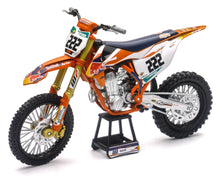 Load image into Gallery viewer, NEW-RAY REPLICA 1:10 RACE BIKE KTM450SXF MXGP ANTONIO CAIROLI 58123