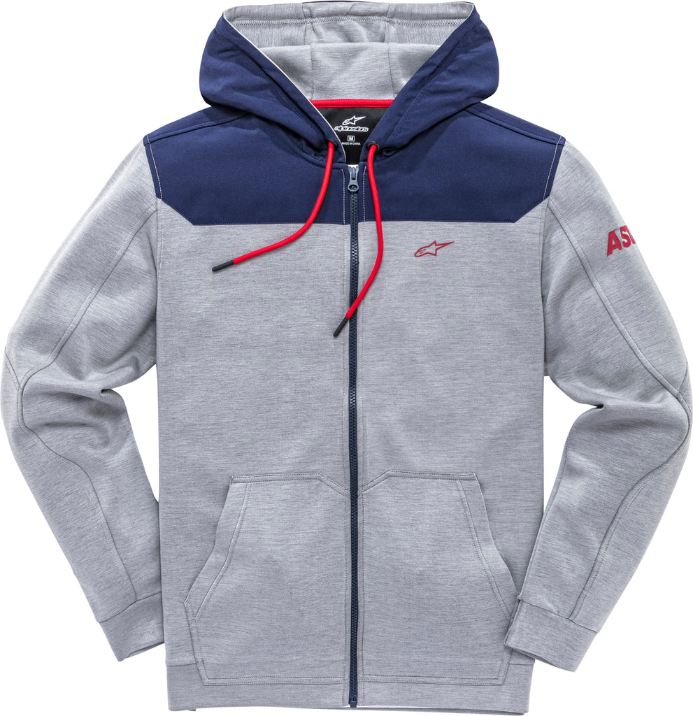ALPINESTARS VENOM FLEECE GREY HEATHER/NAVY SM 1019-53100-1171-S