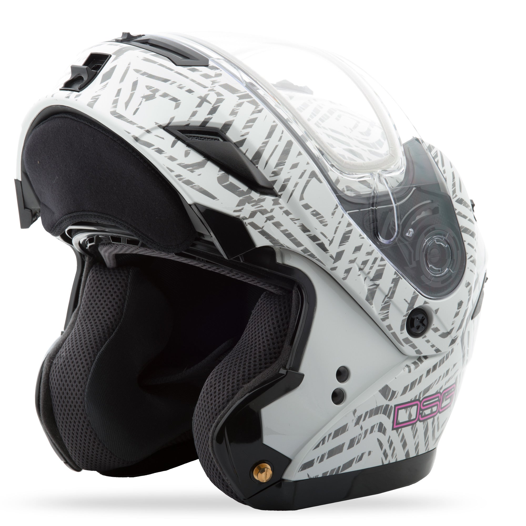 aztec motorcycle helmets GMAX GM-54S DSG AZTEC HELMET WHITE XS 2548403