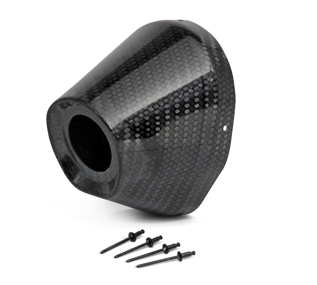 PRO CIRCUIT CARBON END CAP 4.5" HOLE 1 1/2 TI5/TI6 CAP/RIVETS PC4022-0003