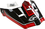 GMAX VISOR W/SCREWS UNCLE MX-46 BLACK/RED MD-2X G046820