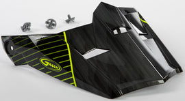 GMAX VISOR W/SCREWS COLFAX MX-46 BLACK/HI-VIS YELLOW XS-SM G046873