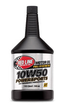 Load image into Gallery viewer, RED LINE REDLINE 10W50 QT POWERSPORTS 42604