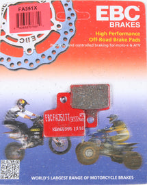 EBC BRAKE PADS FA351X-atv motorcycle utv parts accessories gear helmets jackets gloves pantsAll Terrain Depot