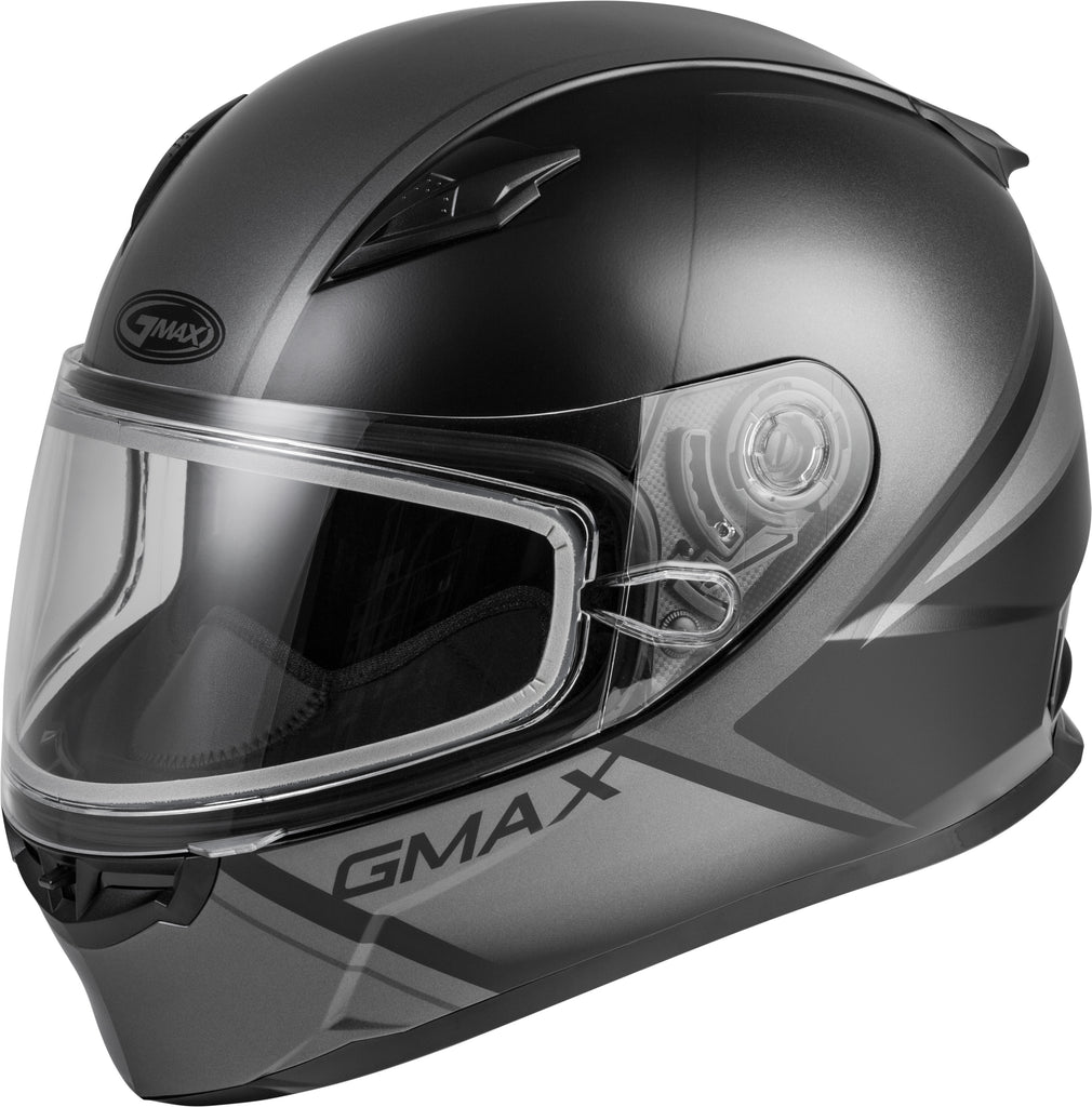 GMAX FF-49S FULL-FACE HAIL SNOW HELMET MATTE BLACK/GREY SM G2495504