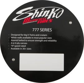 SHINKO SHINKO 777 TIRE SIGN 777 INSERT