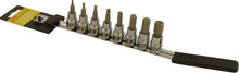 Load image into Gallery viewer, CRUZ TOOLS SOCKET BIT SET 8PC HEX METRIC ME38HBS