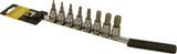 CRUZ TOOLS SOCKET BIT SET 8PC HEX METRIC ME38HBS