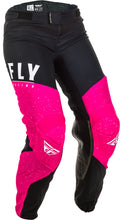 Load image into Gallery viewer, FLY RACING WOMEN'S LITE PANTS NEON PINK/BLACK SZ 09/10 373-63608
