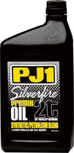 Load image into Gallery viewer, PJ1 SILVERFIRE PREMIX 2T SYNTHETIC BLEND OIL LITER 6-32-1L